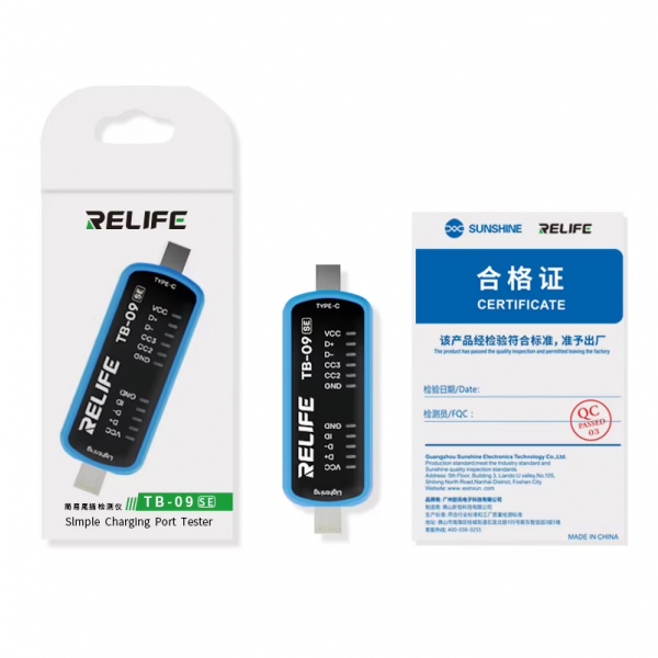 Tester Service Relife TB-09 SE, Lightning / USB-C