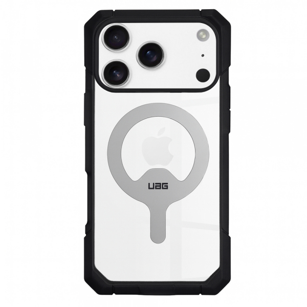 Husa MagSafe pentru Apple iPhone 17 Pro, Urban Armor Gear, Trooper, Gri Transparenta