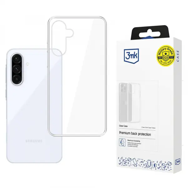 Husa pentru Samsung Galaxy A17 4G / A17 5G, 3MK, Clear, Transparenta