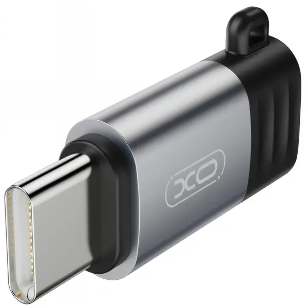 Adaptor Date si Incarcare Lightning - USB-C XO Design NB263A, Negru
