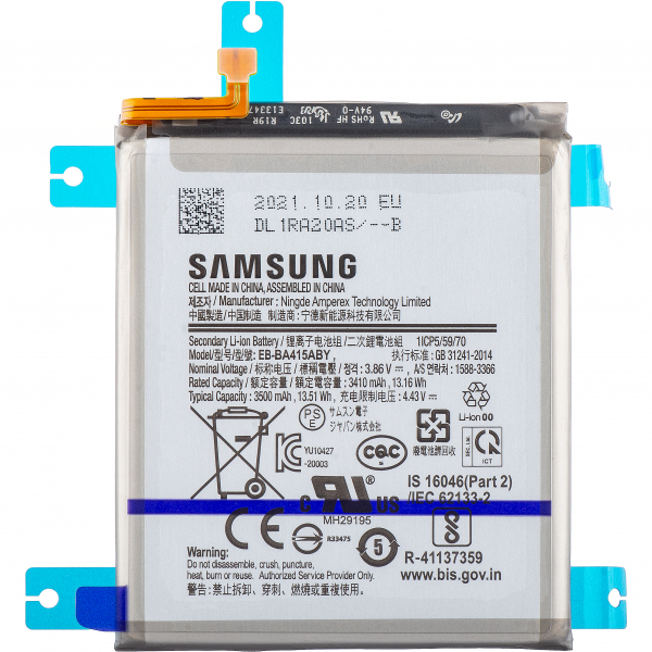 Acumulator Samsung Galaxy A41 A415, EB-BA415ABY, Service Pack GH82-22861A