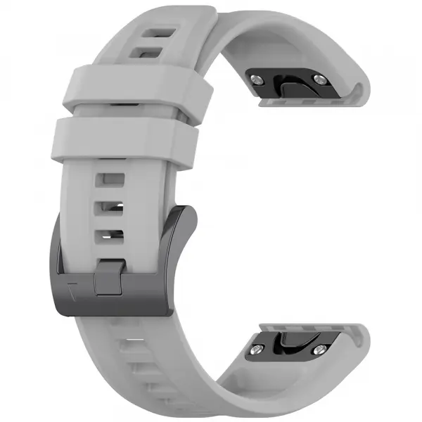 Curea Techsuit W060 pentru Garmin Watch Fenix / Forerunner Series, 22mm, Gri