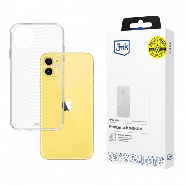 Husa pentru Apple iPhone 11, 3MK, Armor, Transparenta