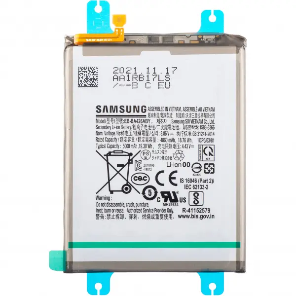 Acumulator Samsung Galaxy M22 M225 / A72 A725 / A32 5G A326 / A72 5G A726 / A42 5G A426, EB-BA426ABY, Service Pack  GH82-24377A