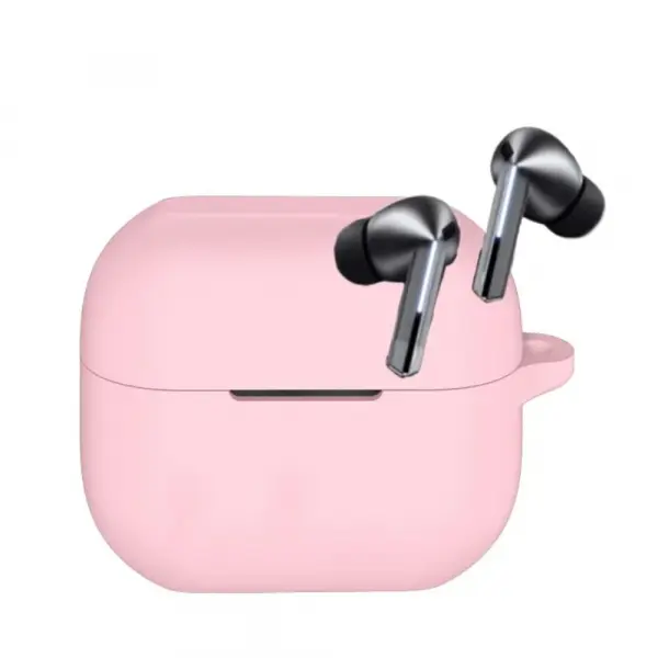 Husa Techsuit Silicone pentru Samsung Galaxy Buds3 FE / Buds3 Pro / Buds3, Roz