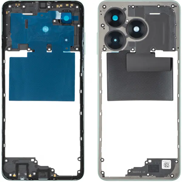 Carcasa Mijloc Honor X5c Plus, Turcoaz (Cyan Lake), Service Pack 9707ACHY