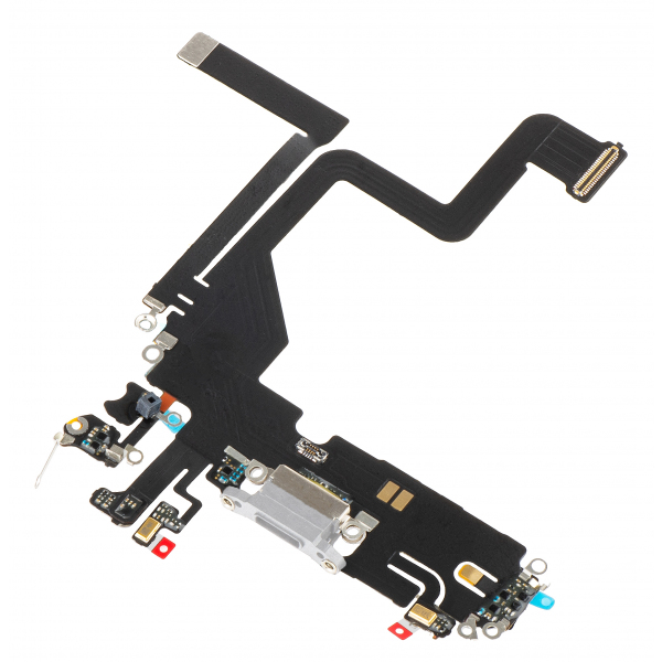 Banda cu Conector Incarcare - Microfon Apple iPhone 14 Pro, Argintiu