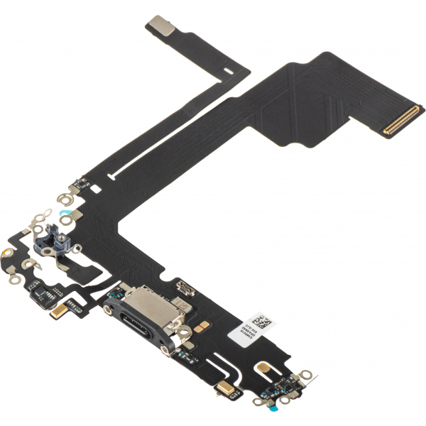 Banda cu Conector Incarcare - Microfon Apple iPhone 15 Pro Max, Negru