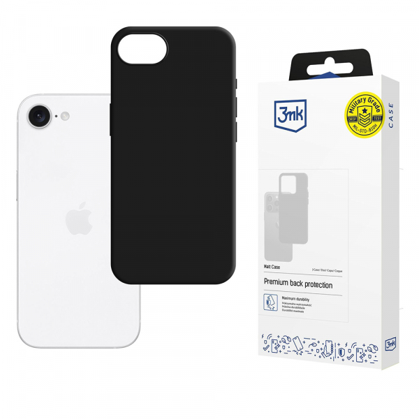 Husa pentru Motorola Edge 60 Fusion / Edge 60, 3MK, Neagra Mata