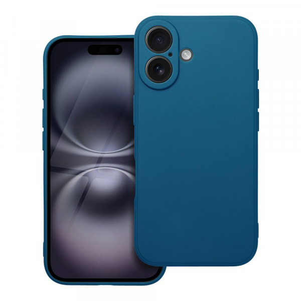 Husa pentru Apple iPhone 16, OEM, Matt, Albastra