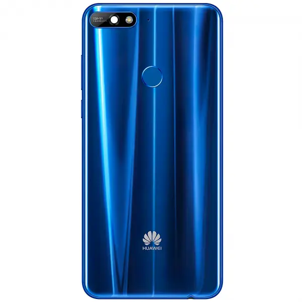 Capac Baterie Huawei Y7 (2018), Albastru, Swap