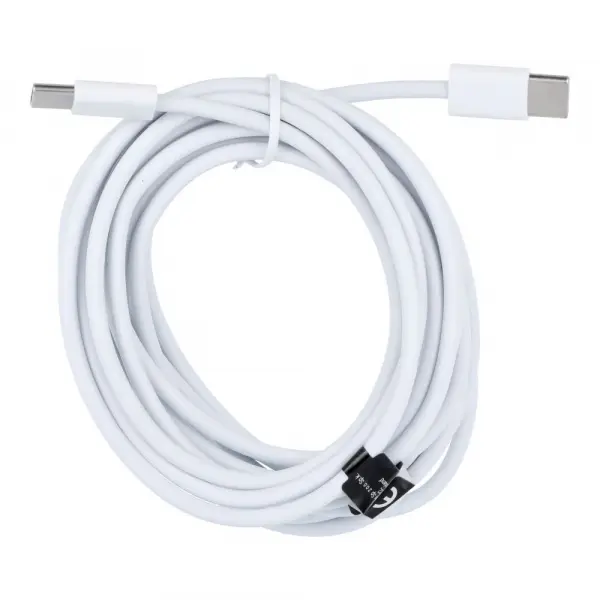Cablu Date si Incarcare USB-C - USB-C OEM HD26, 30W, 3m, Alb