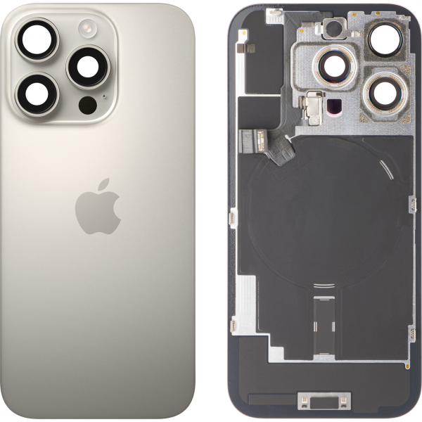 Capac Baterie Apple iPhone 16 Pro, Bej (Natural Titanium), Swap