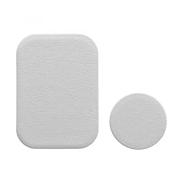 Sticker Metalic OEM Leather 2in1, Argintiu