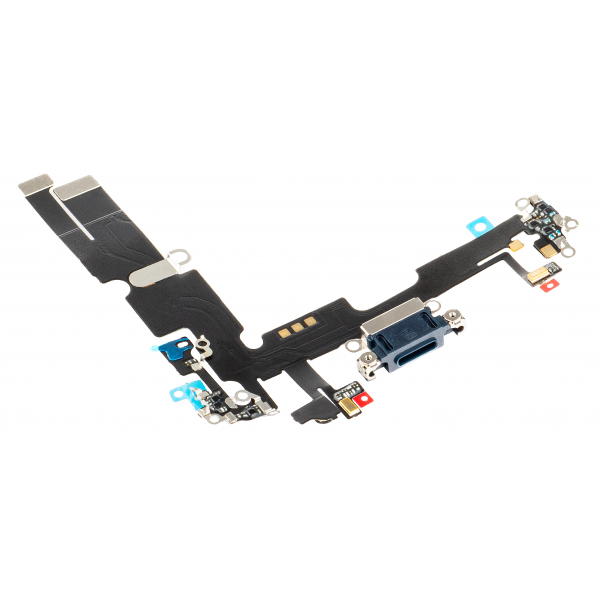 Banda cu Conector Incarcare - Microfon Apple iPhone 14 Plus, Negru