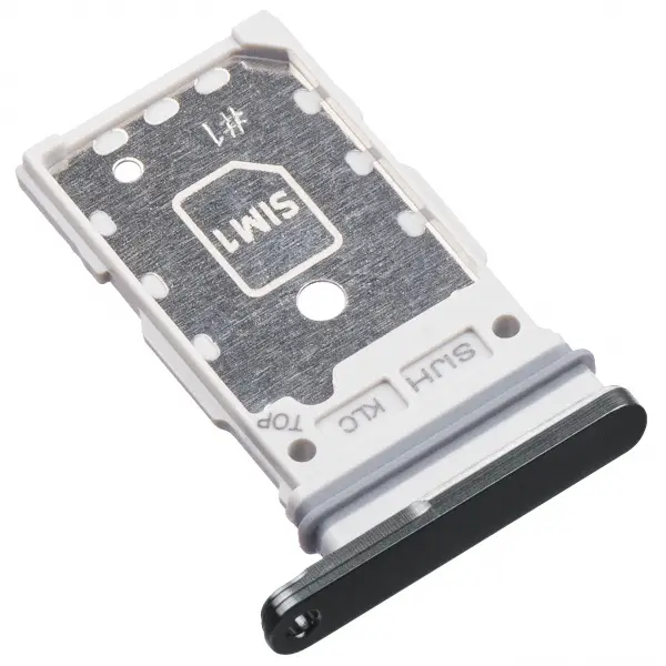 Suport SIM Samsung Galaxy S22 Ultra 5G S908, Dual SIM, Negru