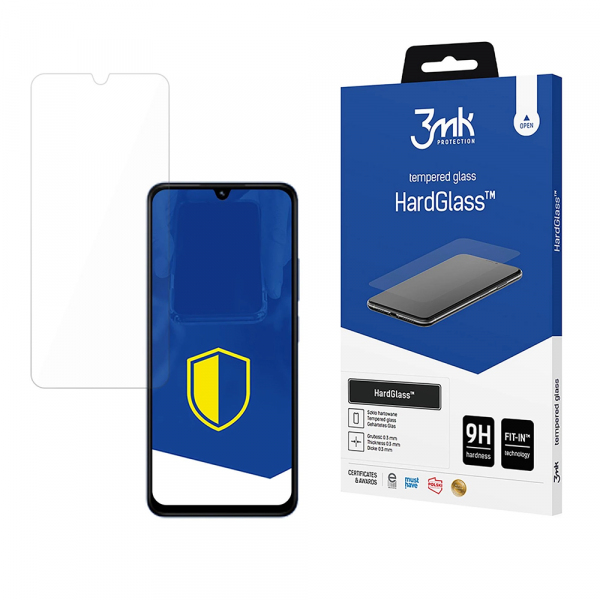 Folie de protectie Ecran 3MK HardGlass pentru Xiaomi Redmi A5 4G (Regional) / 14C / Poco C75, Sticla Securizata, Full Glue