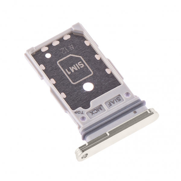 Suport SIM Samsung Galaxy S23+ S916 / S23 S911, Dual SIM, Crem