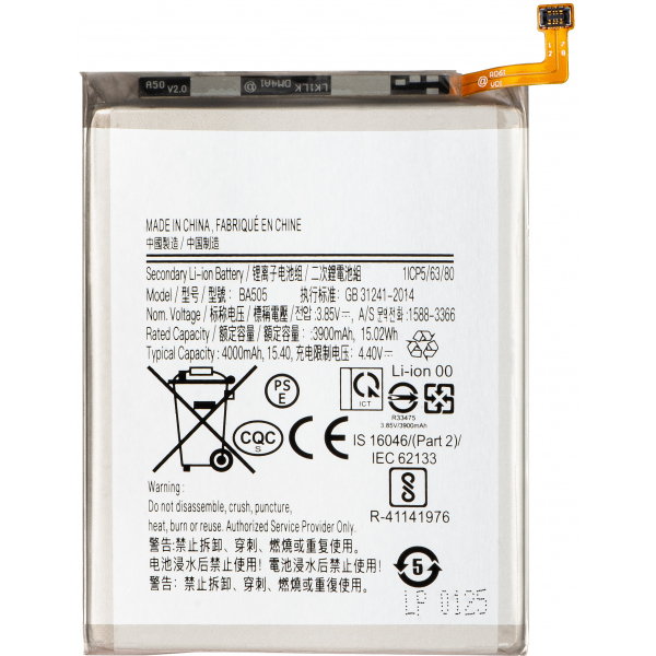 Acumulator pentru Samsung Galaxy A50s A507 / A30s A307 / A50 A505 / A30 A305, EB-BA505ABU