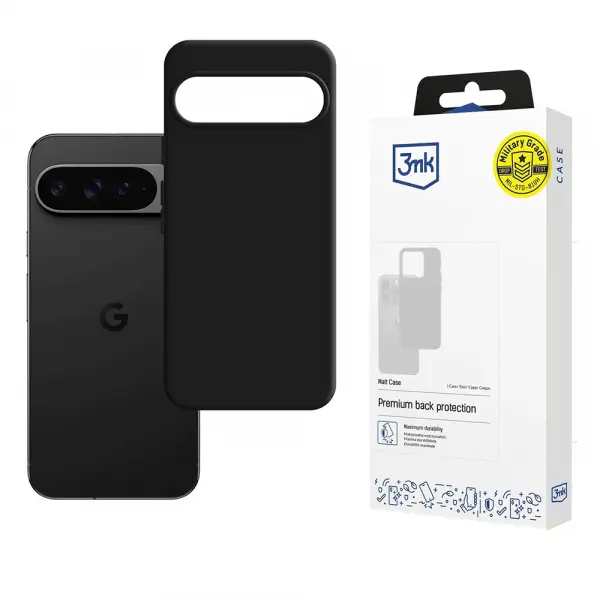 Husa pentru Google Pixel 10 Pro XL, 3MK, Neagra Mata