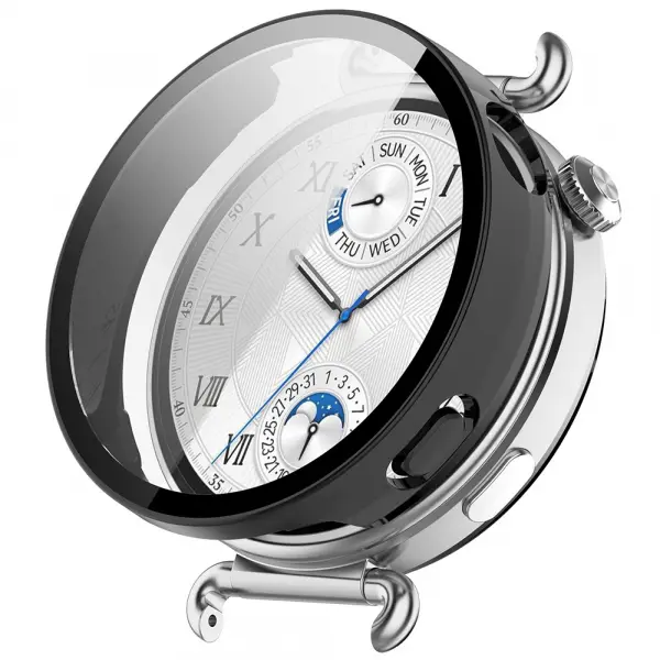 Husa Techsuit Defense360 Pro pentru Huawei Watch GT 6 41mm, Neagra Mata