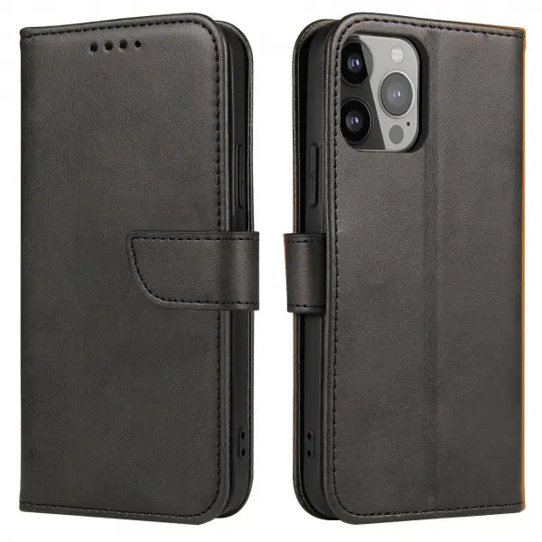 Husa pentru Oppo A40M / A40 / A3 4G, OEM, Marva Wallet, Neagra