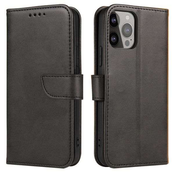 Husa pentru Oppo A40M / A40 / A3 4G, OEM, Marva Wallet, Neagra