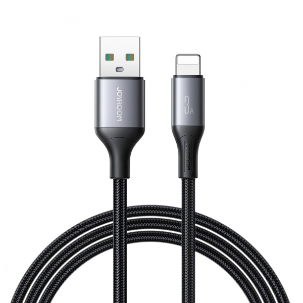 Cablu Date si Incarcare USB-A - Lightning Joyroom S-A28 Flash, 18W, 2m, Negru