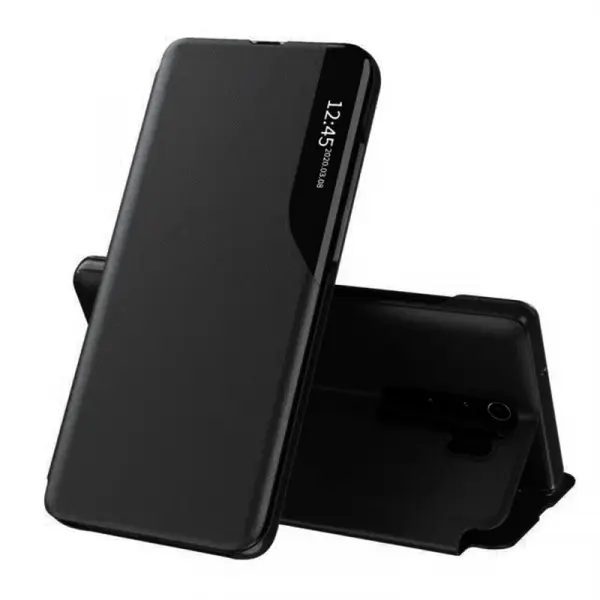 Husa pentru Xiaomi Redmi Note 8 Pro, Techsuit, eFold, Neagra