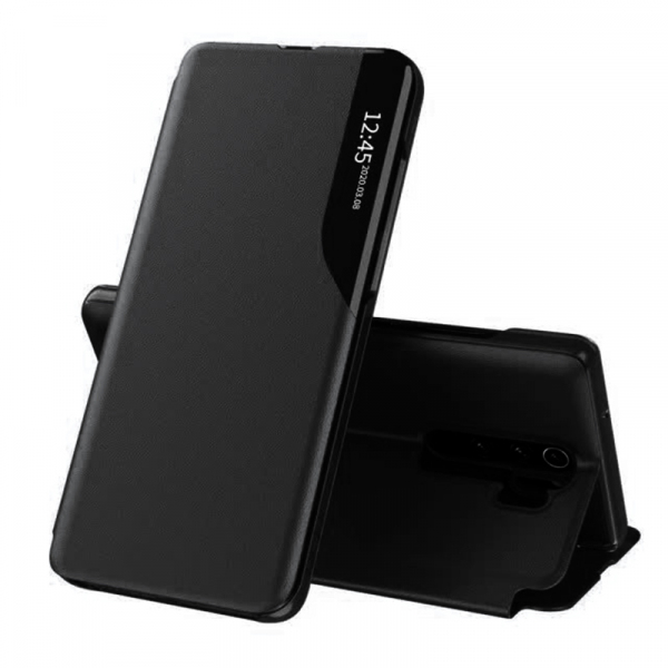 Husa pentru Xiaomi Redmi Note 8 Pro, Techsuit, eFold, Neagra