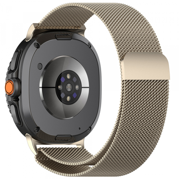 Curea Techsuit W009 pentru Samsung Galaxy Watch8 / Watch8 Classic Series, Bej