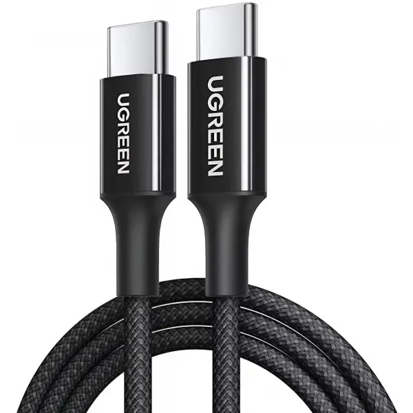 Cablu Date si Incarcare USB-C - USB-C UGREEN L501, 60W, 2m, Negru