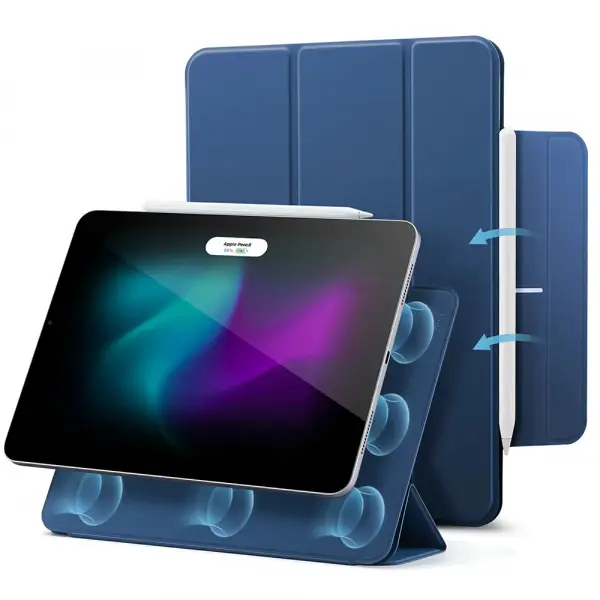 Husa pentru Apple iPad Air 13 (2026) / Air 13 (2025) / Air 13 (2024) / Pro 12.9 (2022) / Pro 12.9 (2021), ESR, Rebound, Bleumarin