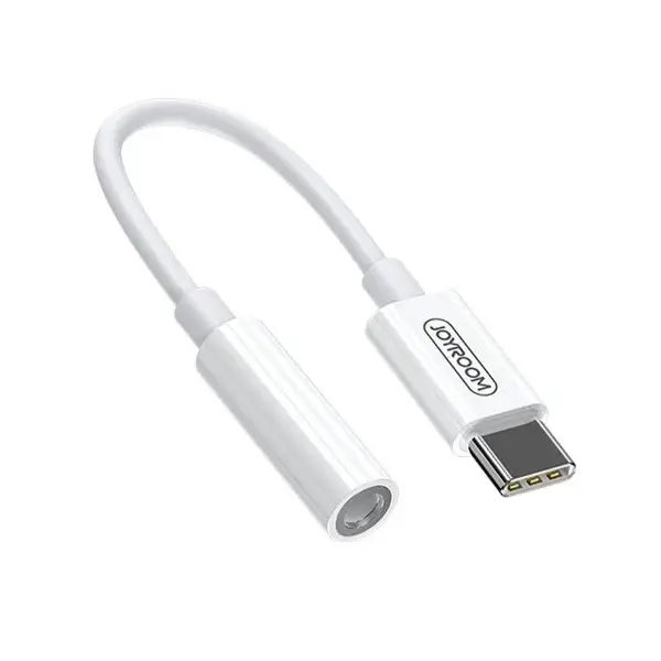 Adaptor Audio USB-C - 3.5mm Joyroom SH-C1, Alb