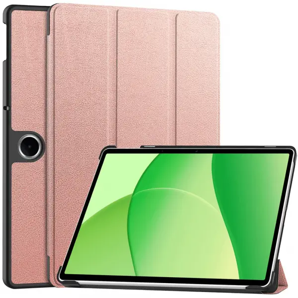 Husa pentru OnePlus Pad Lite / Oppo Pad SE, Techsuit, FoldPro, Roz Aurie
