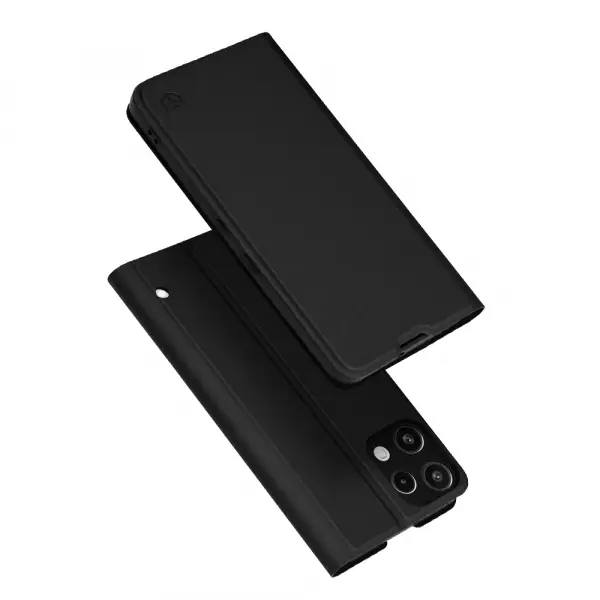 Husa pentru Nothing Phone (3a) Lite, Techsuit, Magskin Book, Neagra