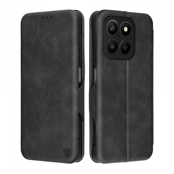 Husa pentru Honor 400 Smart 4G / X7d 4G / 400 Smart 5G, Techsuit, Safe Wallet Plus, Neagra