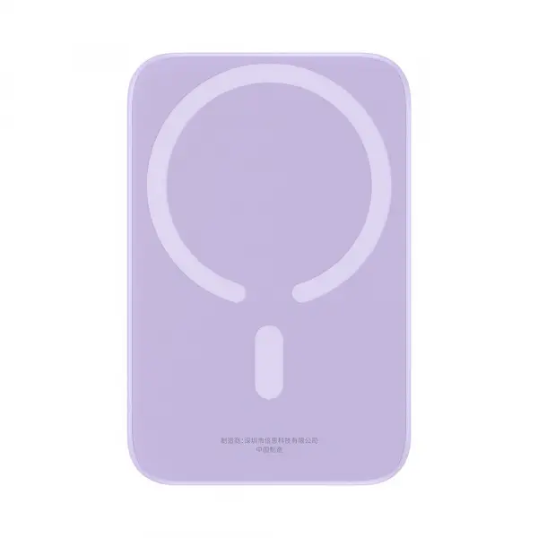 Baterie Externa Wireless Baseus Mini Air, 6000mAh, 20W, PD + FQI, 1 x QI - 1 x USB-C, Mov P10059002513-00