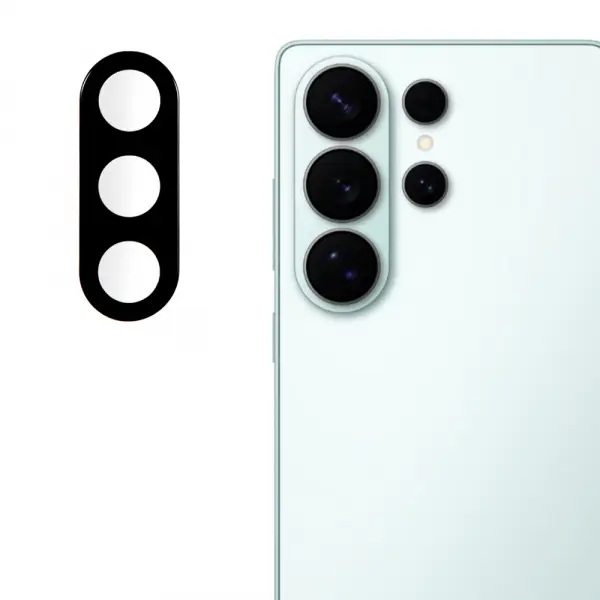 Folie de protectie Camera Spate Techsuit pentru Samsung Galaxy S26 Ultra S948, Sticla Securizata, Neagra