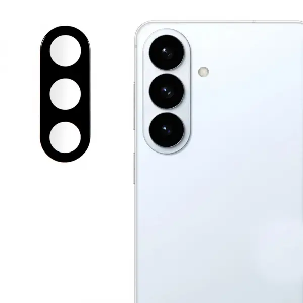 Folie de protectie Camera Spate Techsuit pentru Samsung Galaxy S26 S942, Sticla Securizata, Neagra