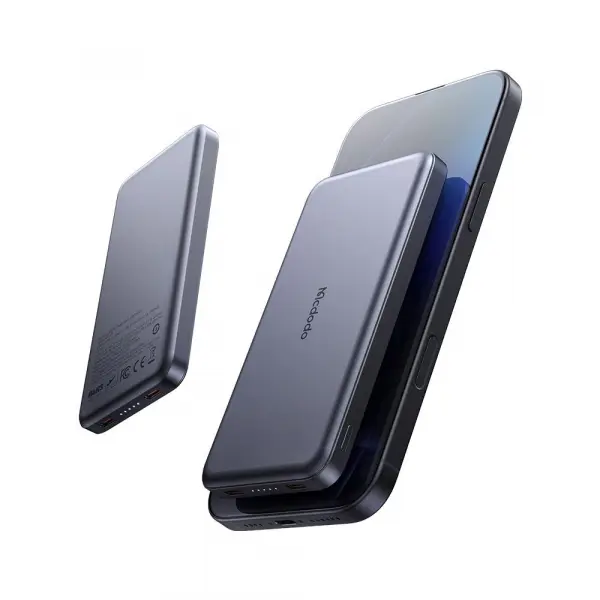 Baterie Externa McDodo MC-3781 Meta, 10000mAh, 20W, PD, 2 x USB-C, Neagra
