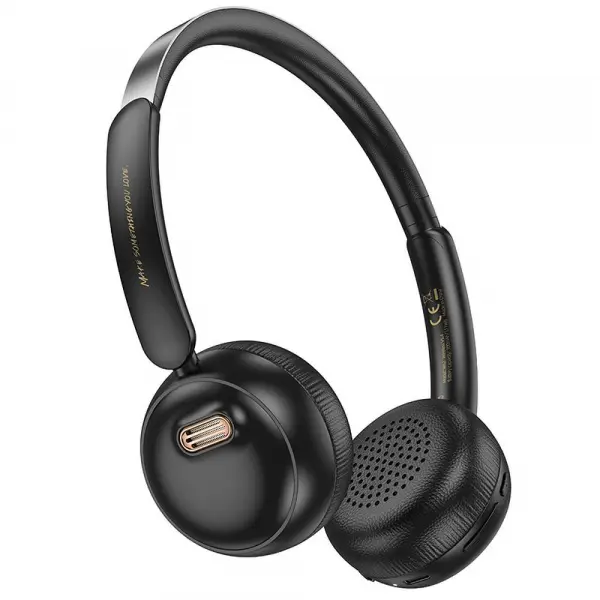 Handsfree Bluetooth HOCO W62, Negru