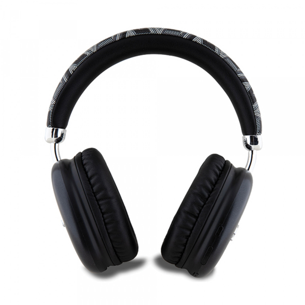 Handsfree Bluetooth Guess GCube Metallic Script Logo, A2DP, Negru