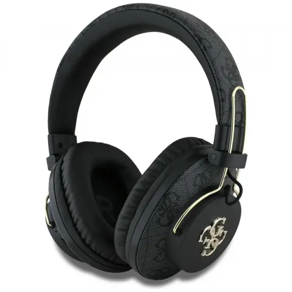 Handsfree Bluetooth Guess 4G Metal Logo, A2DP, Negru