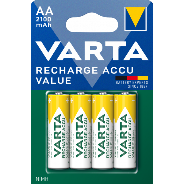 Baterie Reincarcabila Varta Professional, AA / LR6, 2100mAh, Set 4 bucati