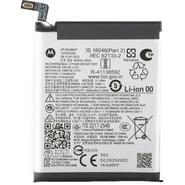 Acumulator Motorola Razr 60 Ultra, RS35, Service Pack SB18E50882