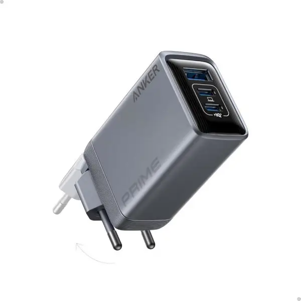Incarcator Retea Anker Prime, 100W, 3A, 1 x USB-A - 2 x USB-C, Gri A2688341