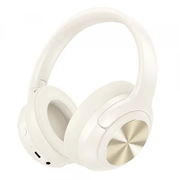 Handsfree Bluetooth HOCO W54, A2DP, ANC, Alb