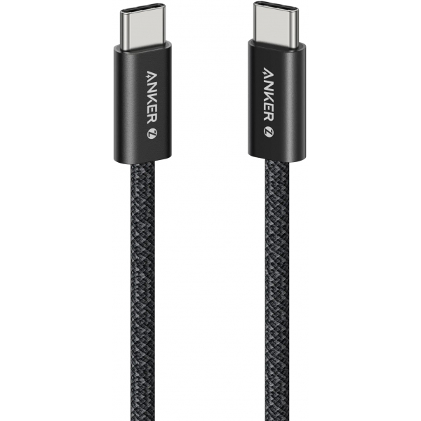 Cablu Date si Incarcare USB-C - USB-C Anker Zolo, 240W, 1m, Negru A8060H11