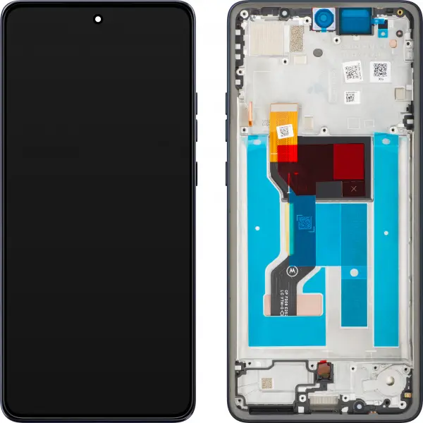 Display cu Touchscreen Motorola Moto G86, cu Rama, Negru (Spellbound), Service Pack 5D68C30474
